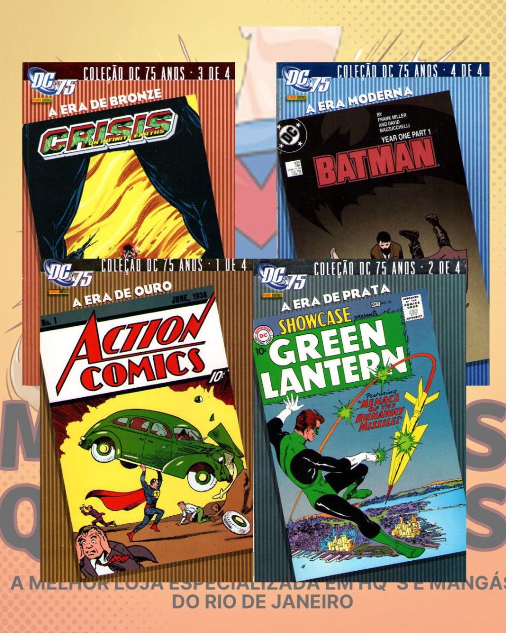Coleção DC 75 Anos Volumes 01 ao 04 ( Completa )