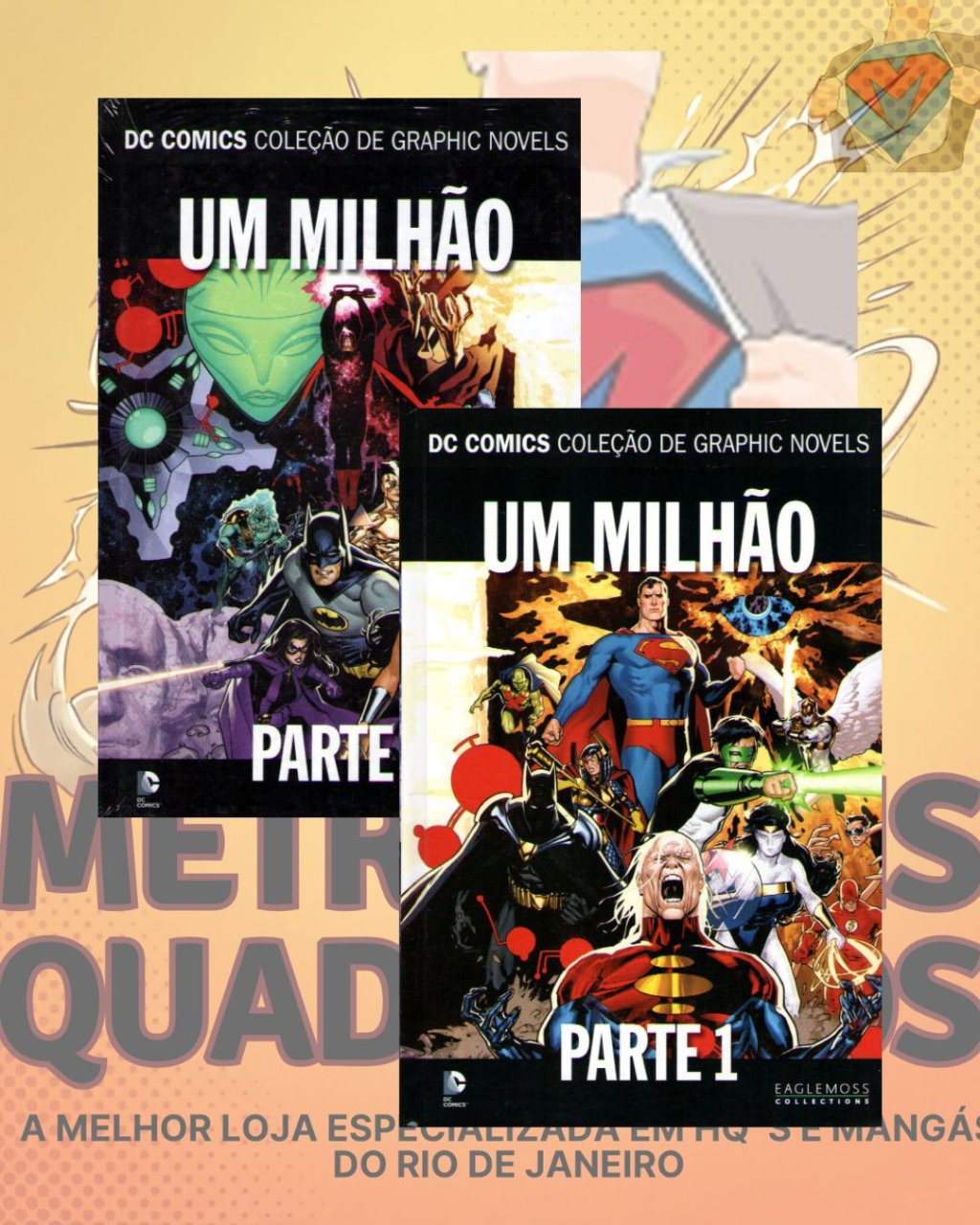 DC Comics Coleção de Graphic Novels Volumes 01 e 02 - Um Milhão ( Capa Dura )