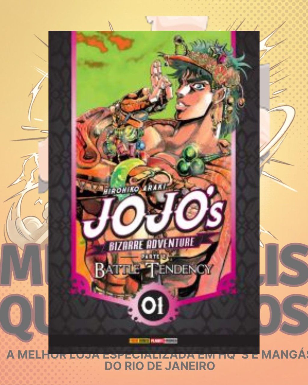 Jojo's Bizarre Adventure Parte 2: Battle Tendency Vol. 01 de 04 ( Hirohiko Araki )
