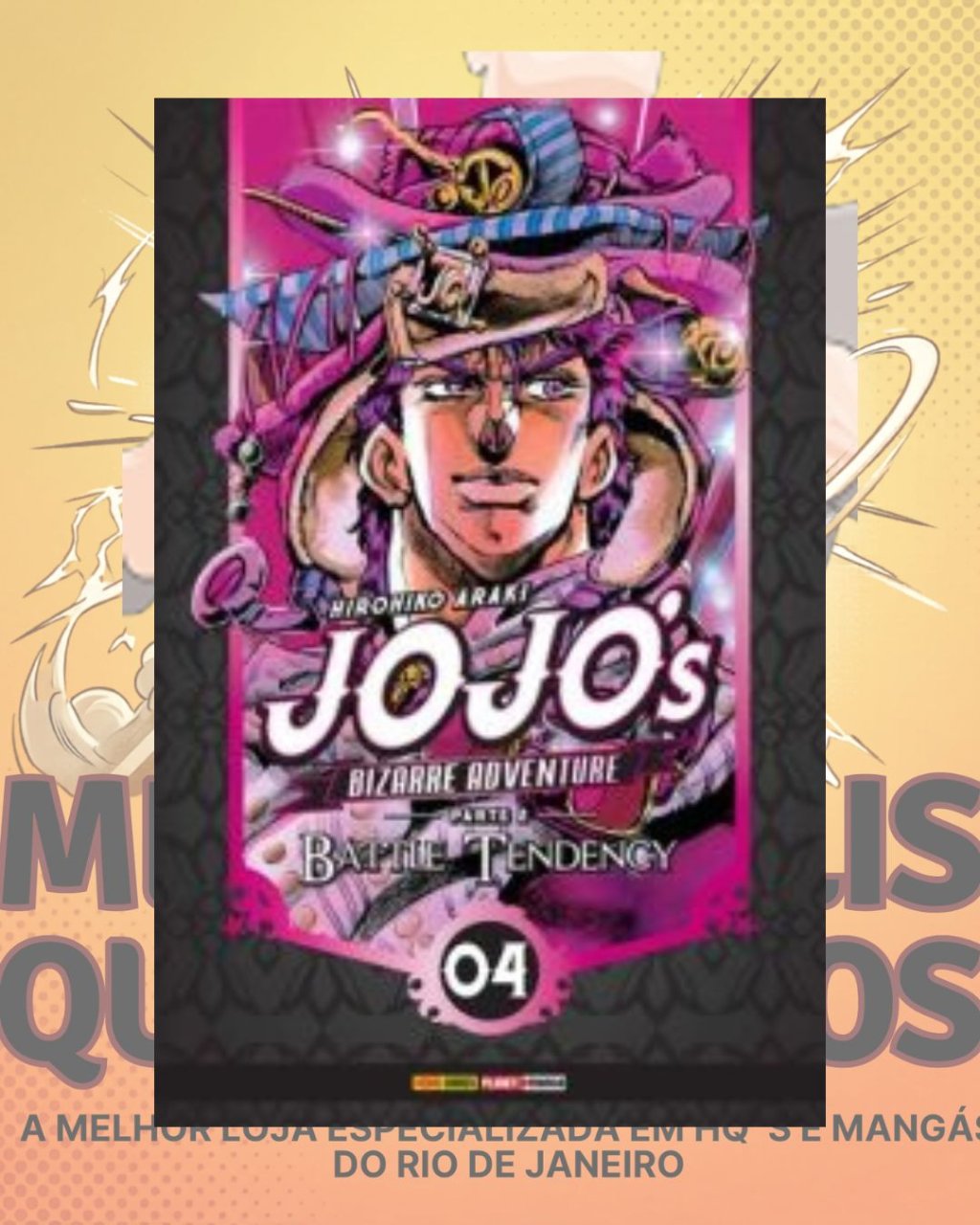 Jojo's Bizarre Adventure Parte 2: Battle Tendency Vol. 04 de 04 ( Hirohiko Araki )