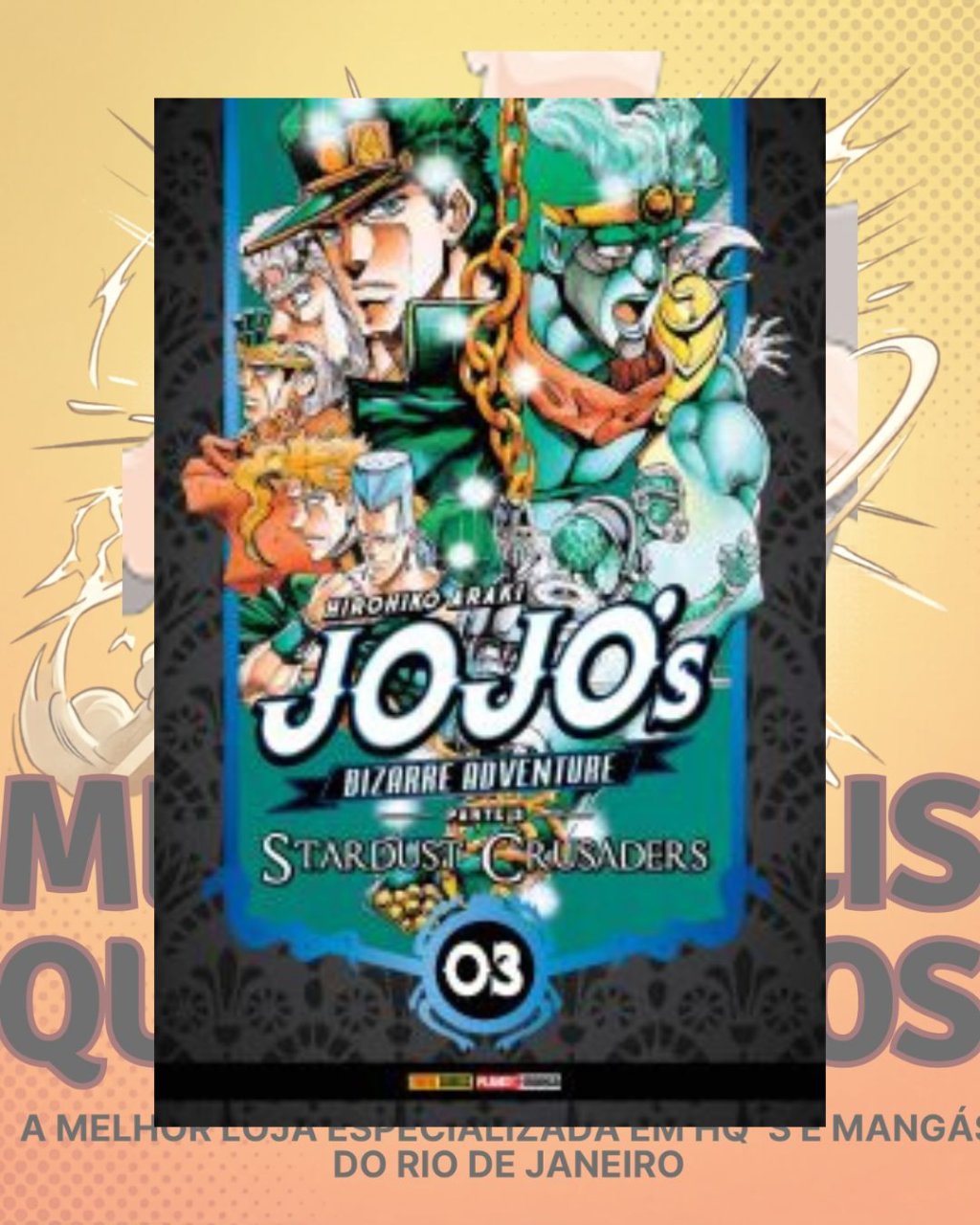Jojo's Bizarre Adventure Parte 3: Stardust Crusaders vol. 03 de 10 ( Hirohiko Araki )