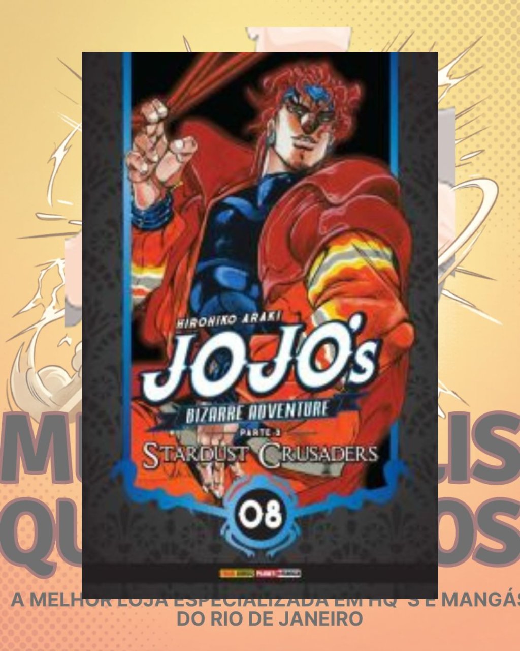 Jojo's Bizarre Adventure Parte 3: Stardust Crusaders vol. 08 de 10 ( Hirohiko Araki )