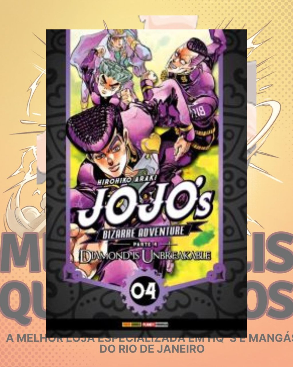 Jojo's Bizarre Adventure Parte 4: Diamond is Unbreakable Vol. 04 ( Hirohiko Araki )