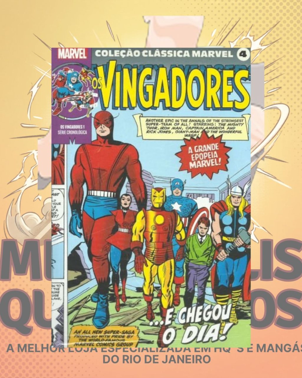 Coleção Clássica Marvel Vol. 04 - Vingadores Vol. 01