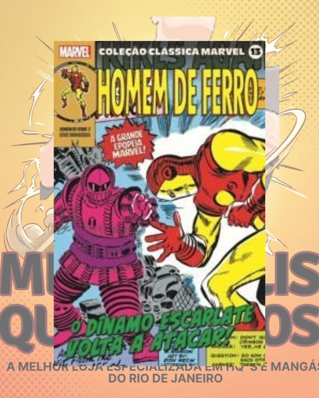 Coleção Clássica Marvel Vol. 13 - Homem de Ferro Vol. 02
