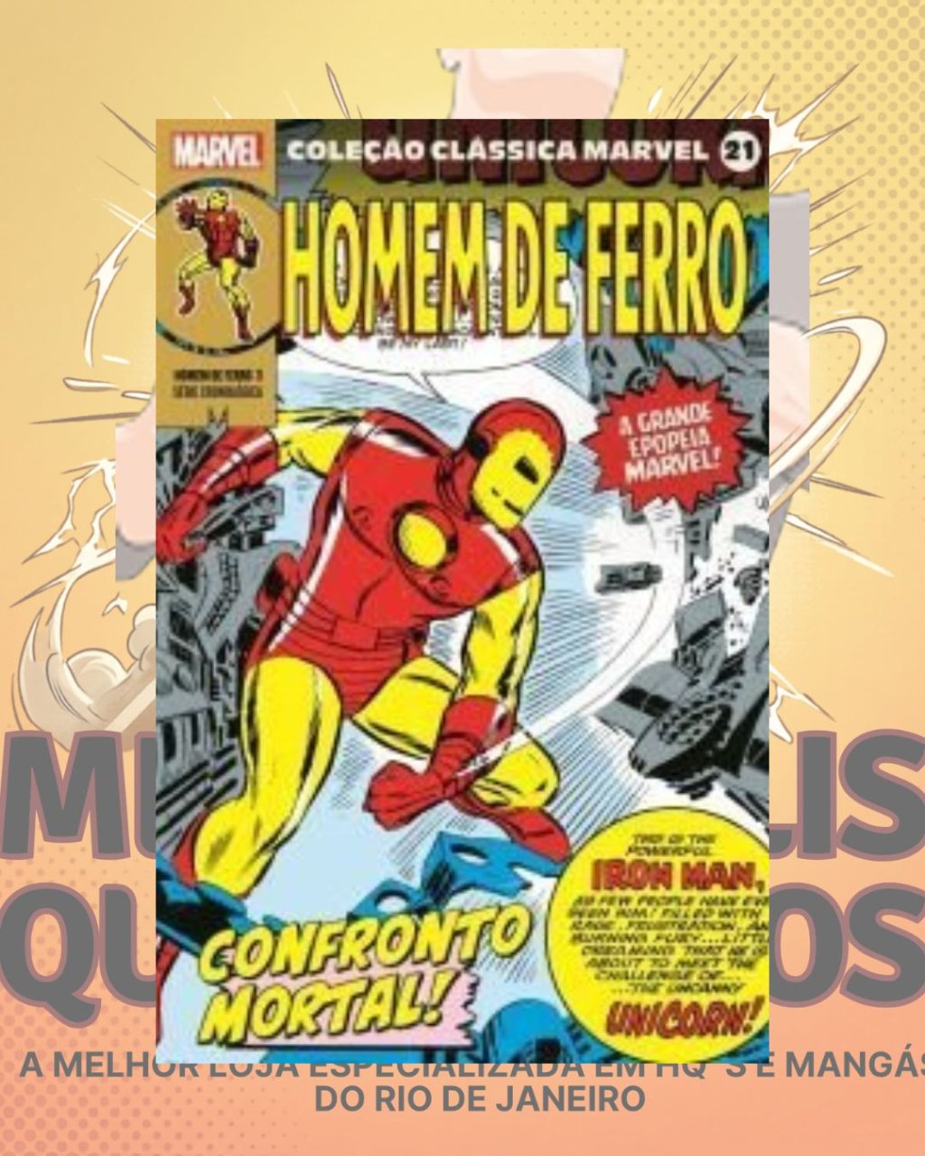 Coleção Clássica Marvel Vol. 21 - Homem de Ferro Vol. 03