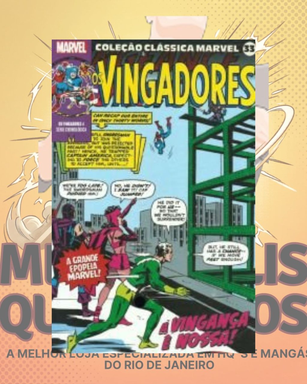 Coleção Clássica Marvel Vol. 33 - Os Vingadores Nº 04