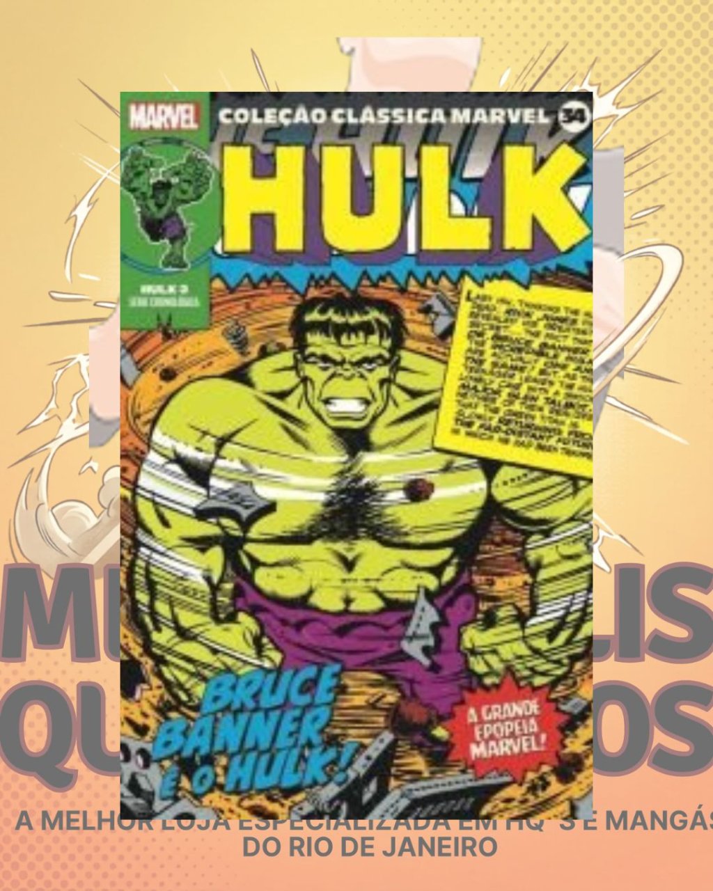 Coleção Clássica Marvel Vol. 34 - Hulk Nº 03
