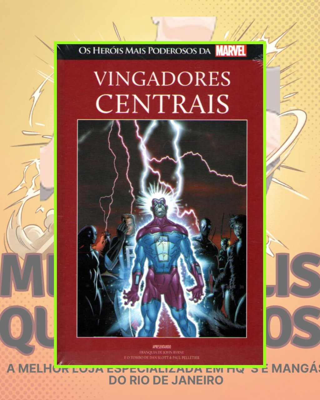 Os Heróis Mais Poderosos da Marvel Vol. 77: Vingadores Centrais ( Capa Dura ) Salvat