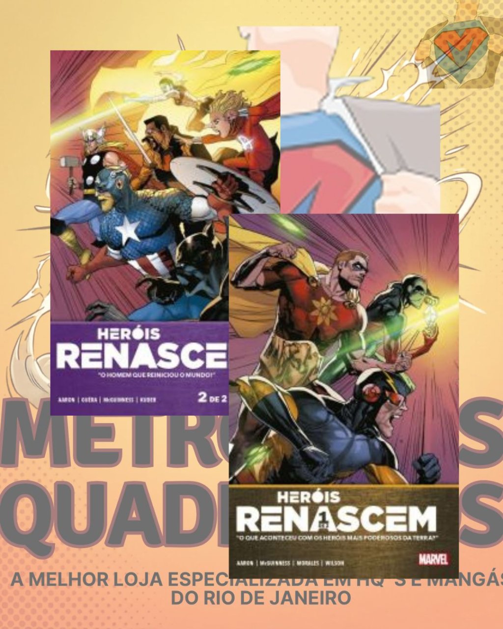 Heróis Renascem Números 01 e 02 - O Que Aconteceu Com os Heróis Mais Poderosos da Terra? ( Completa )
