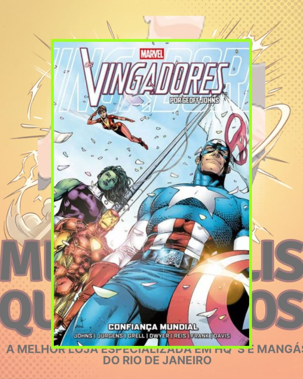Os Vingadores Por Geoff Johns Vol. 01 ( Capa Dura )