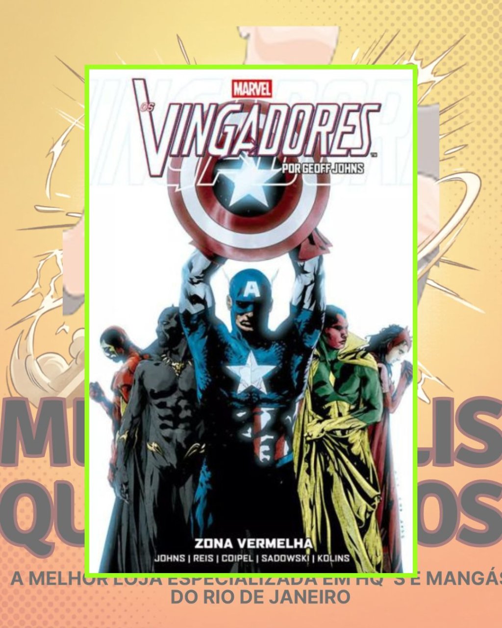 Os Vingadores Por Geoff Johns Vol. 02 ( Capa Dura )