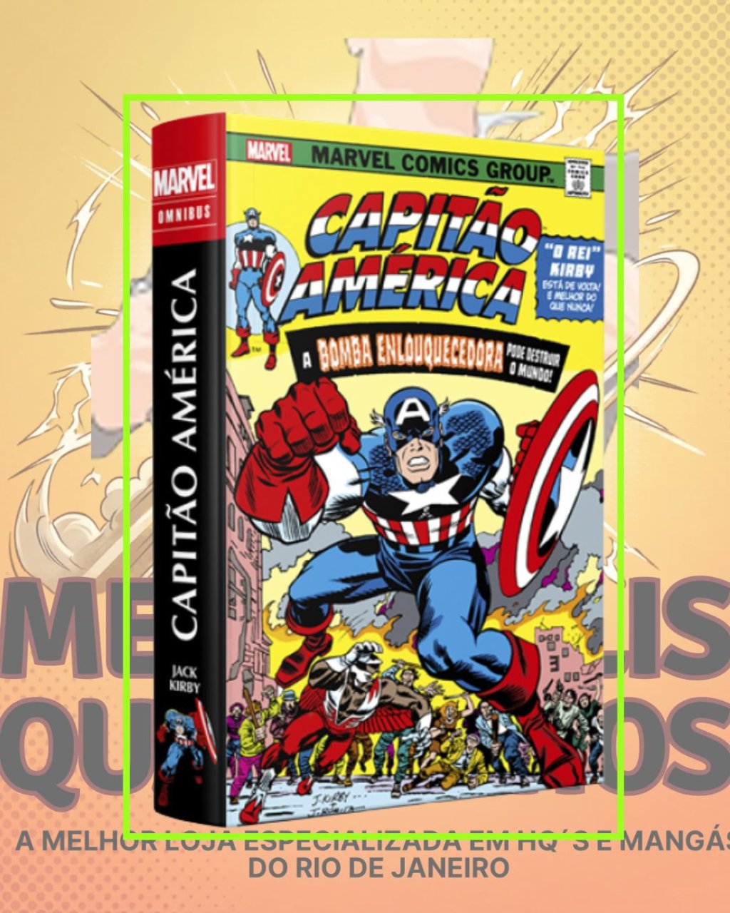 Capitão América por Jack Kirby - Marvel Omnibus ( Capa Dura e Sobrecapa )