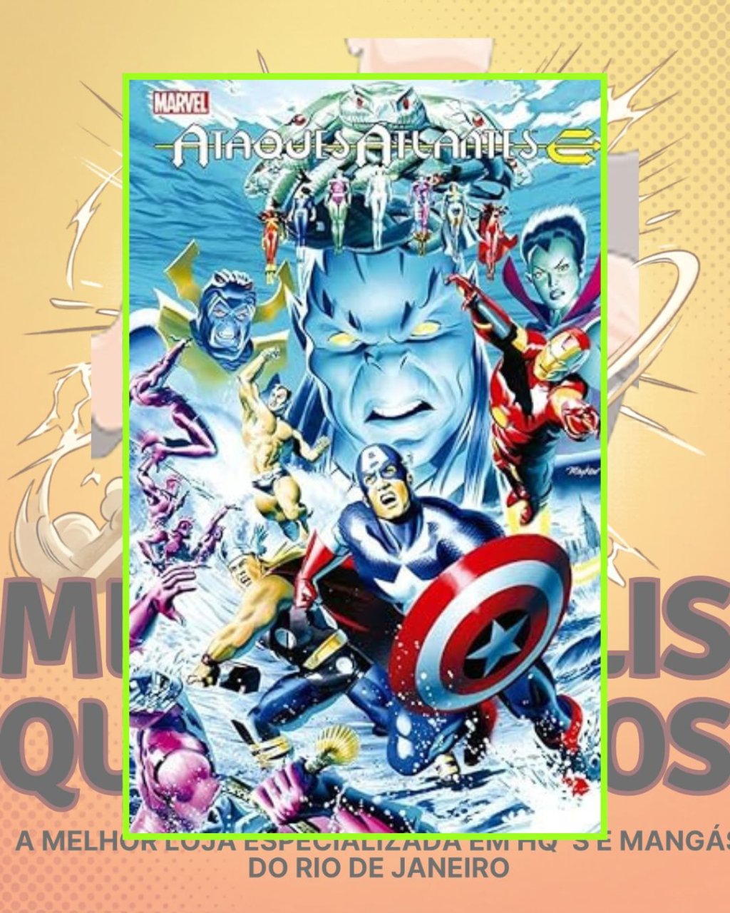 Ataques Atlantes Omnibus ( Capa Dura e Sobrecapa )