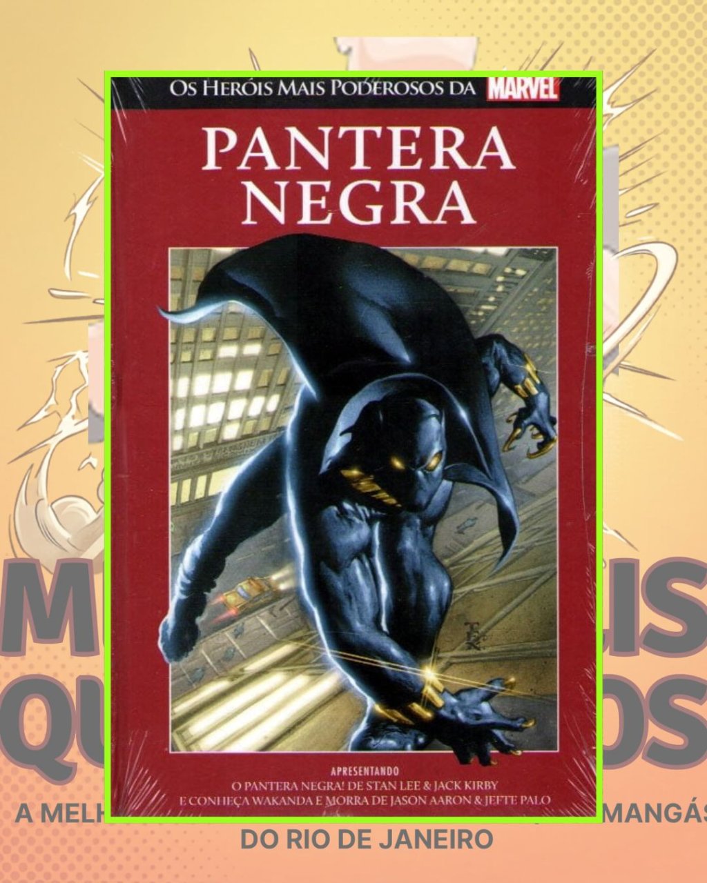 Os Heróis Mais Poderosos da Marvel Vol. 26 - Pantera Negra ( Capa Dura ) Salvat