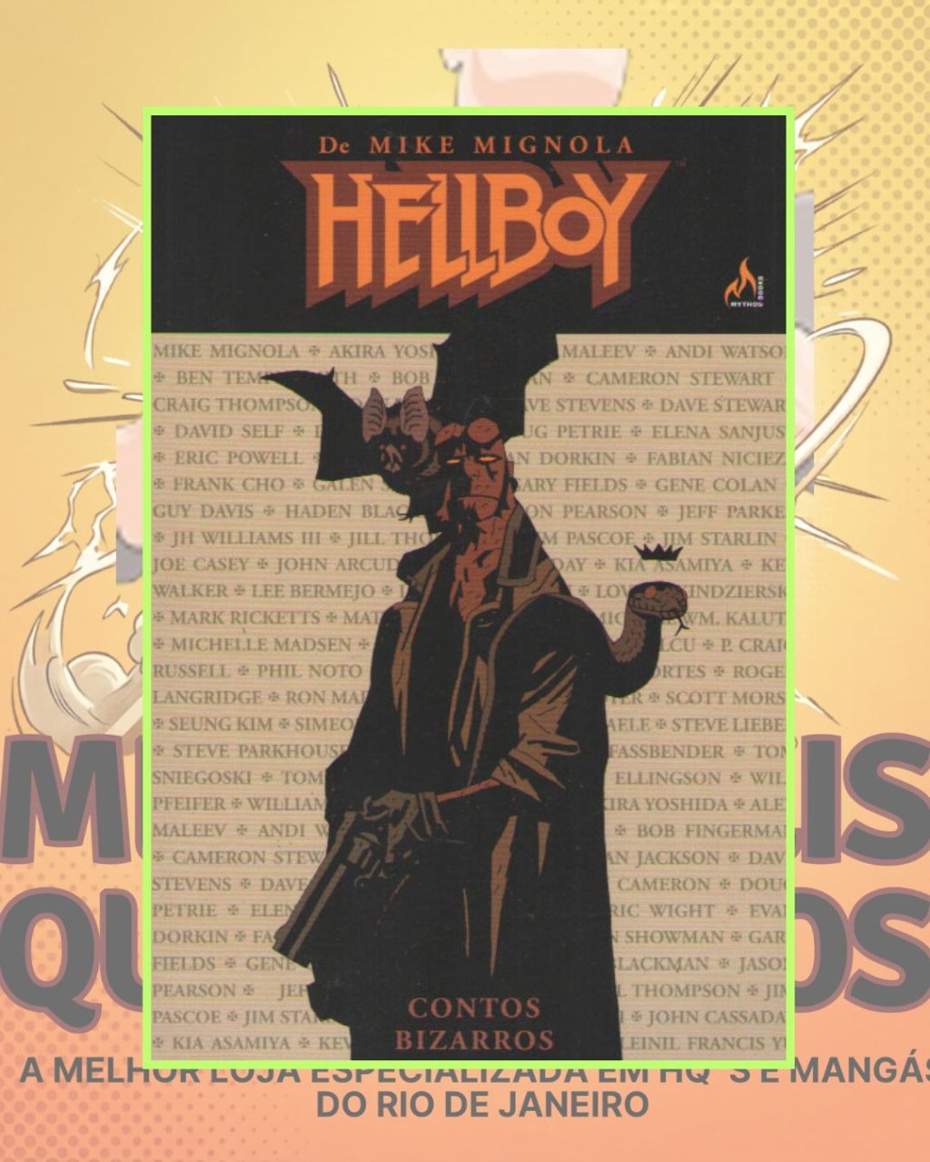 Hellboy Contos Bizarros - Editora Mythos