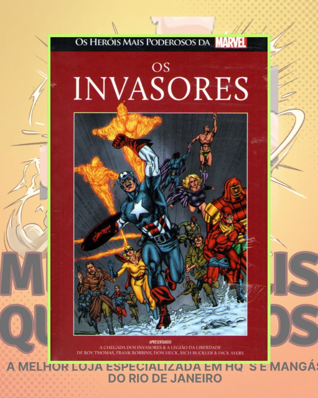 Os Heróis Mais Poderosos da Marvel Vol. 67 - Os Invasores ( Capa Dura ) Salvat