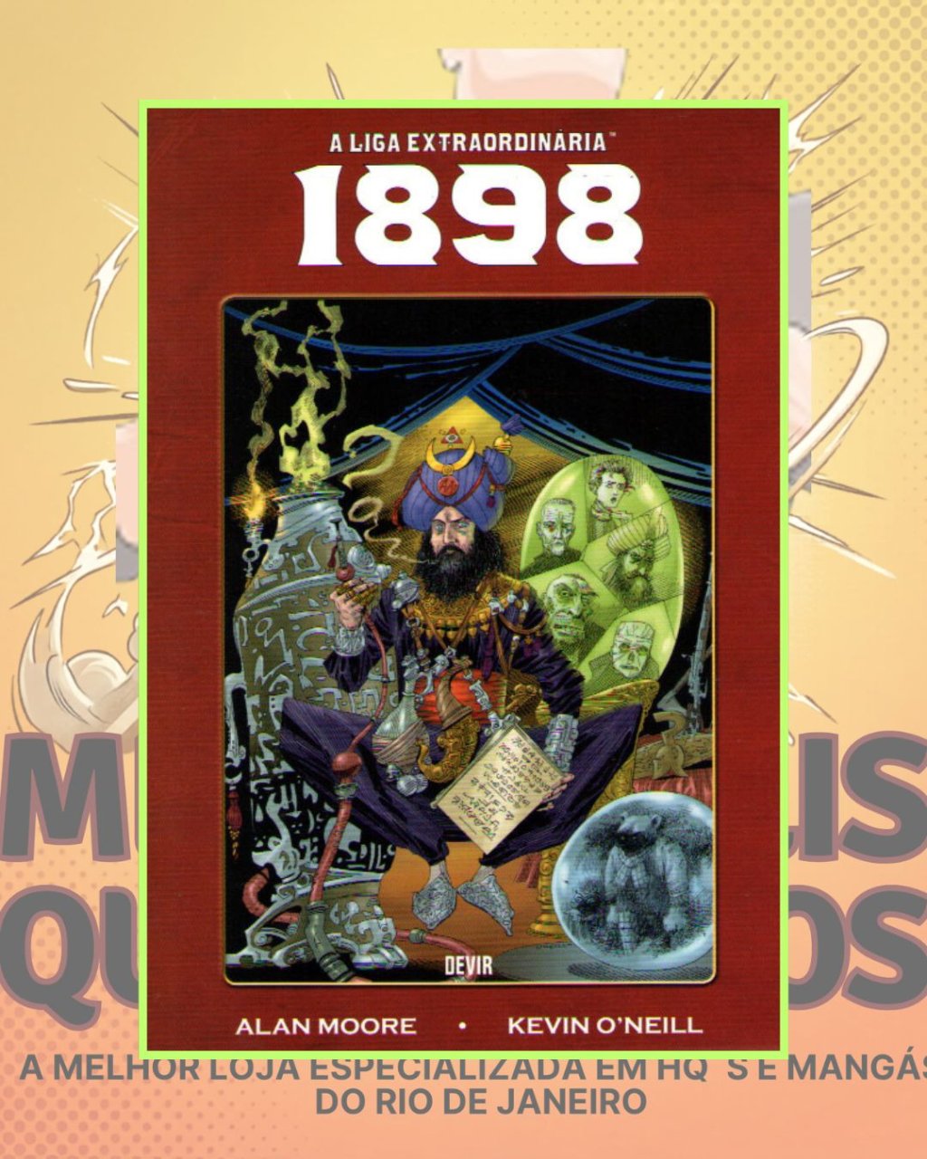 A Liga Extraordinária : 1898 ( Alan Moore & Kevin O'Neal )- Editora Devir