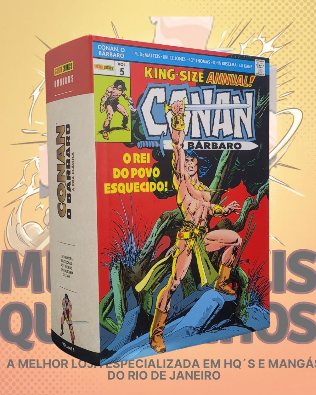 Conan o Bárbaro: A Era Clássica Vol. 05 - Marvel Omnibus ( Capa Dura )