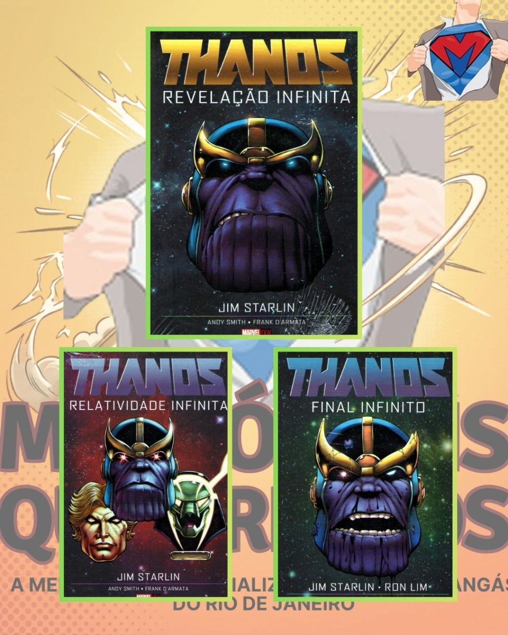 Thanos: Revelação Infinita, Relatividade Infinita & Final Infinito ( Capa Dura )