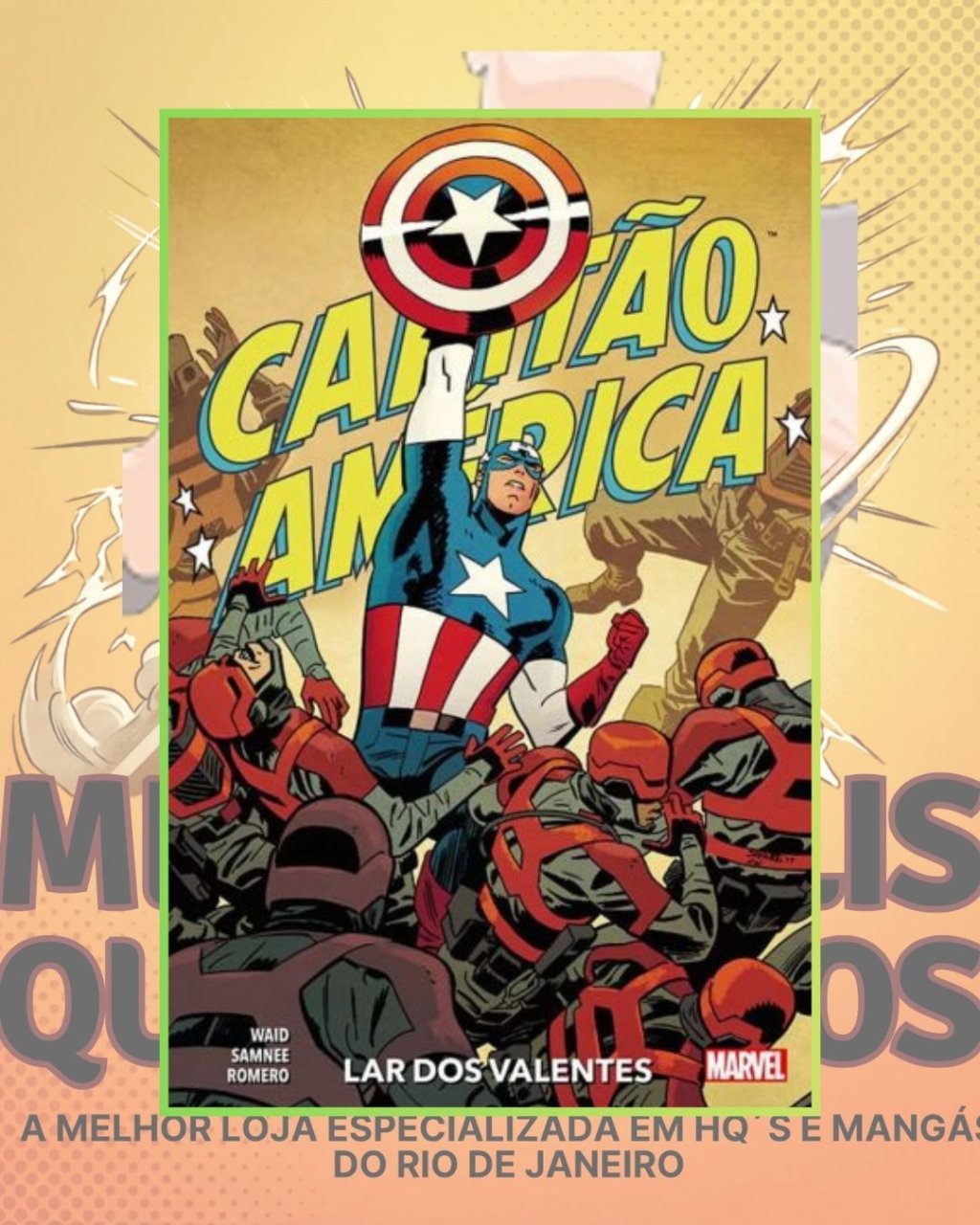 Capitão América por Mark Waid e Chris Samnee ( Capa Dura )