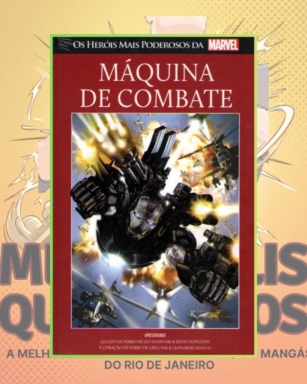 Os Heróis mais Poderosos da Marvel Vol. 65 - Máquina de Combat ( Capa Dura ) Editora Salvat