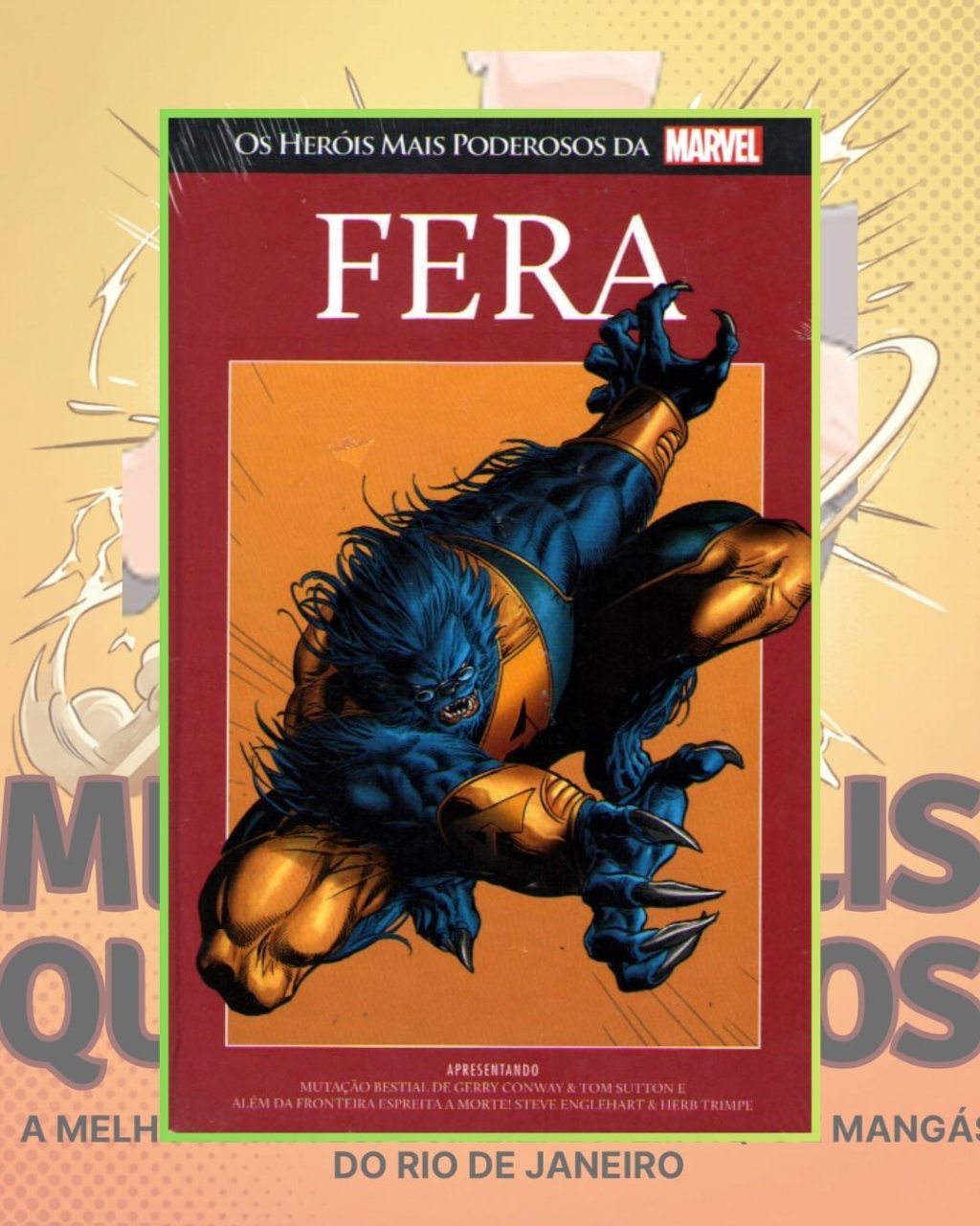 Os Heróis Mais Poderosos da Marvel Vol. 40 - Fera ( Capa Dura ) Editora Salvat