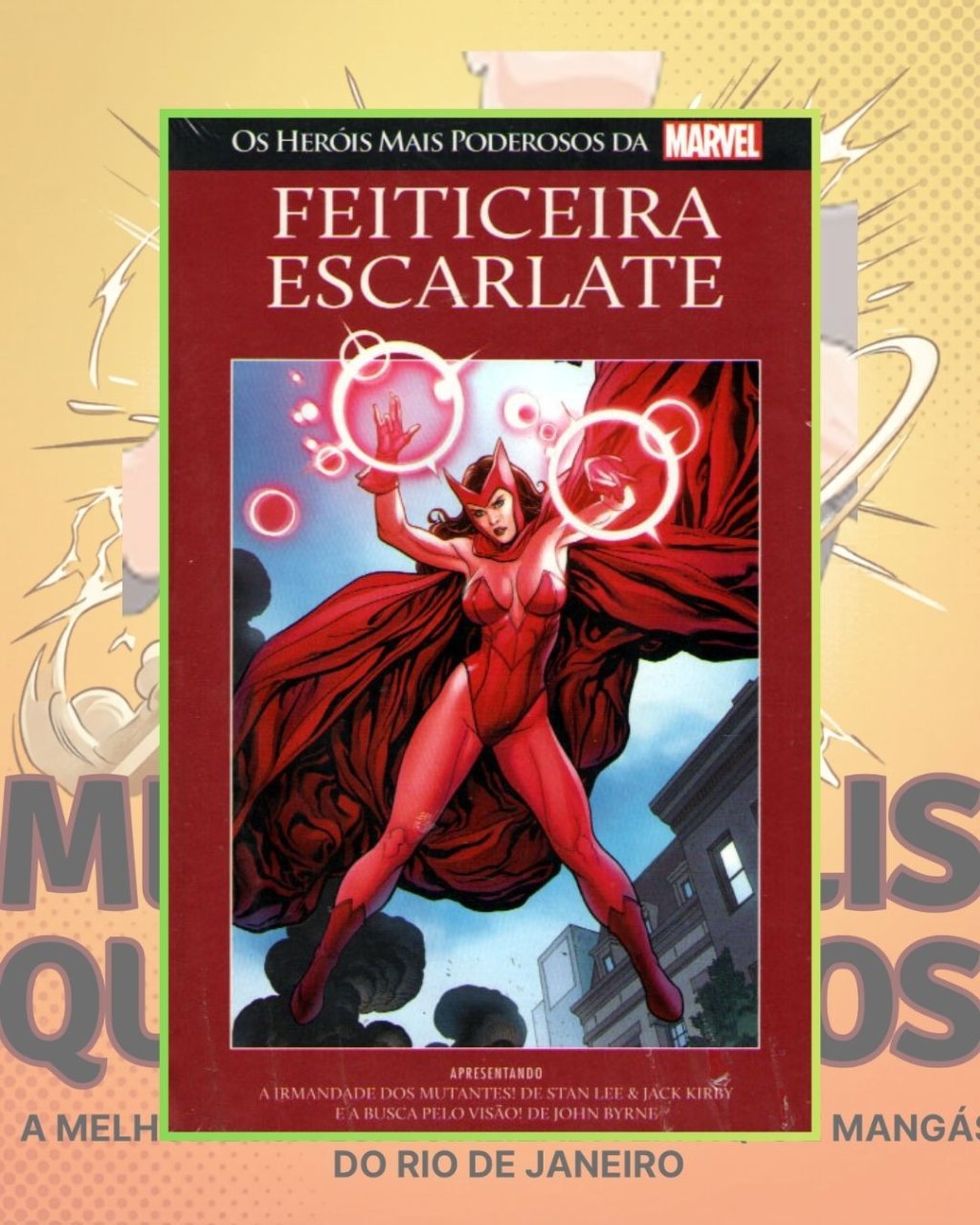 Os Heróis mais Poderosos da Marvel Vol. 34 - Feiticeira Escarlate ( Capa Dura ) Editora Salvat