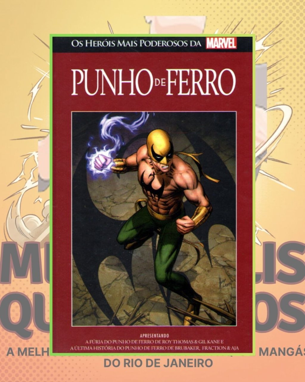 Os Heróis Mais Poderosos da Marvel Vol. 36 - Punho de Ferro ( Capa Dura ) Editora Salvat