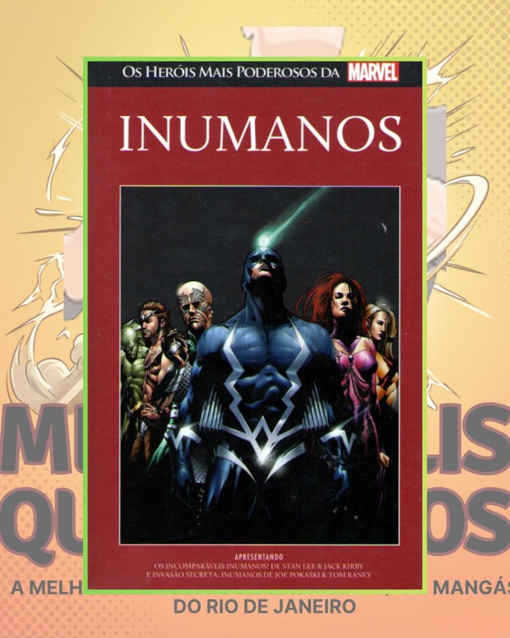 Os Heróis Mais Poderosos da Marvel Vol. 39 - Inumanos ( Capa Dura ) Editora Salvat