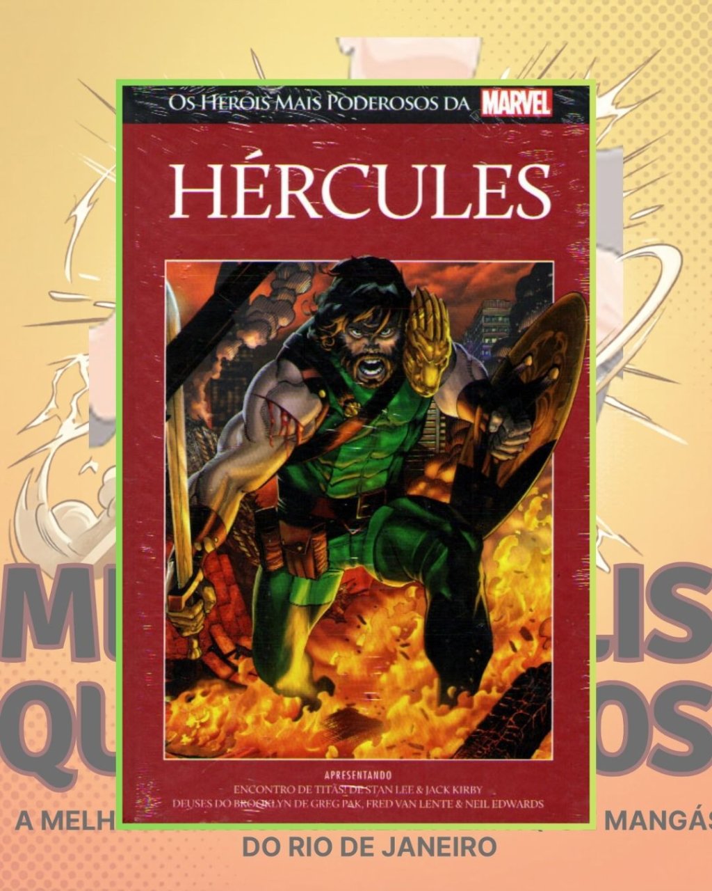 Os Heróis Mais Poderosos da Marvel Vol. 46 - Hércules ( Capa Dura ) Editora Salvat