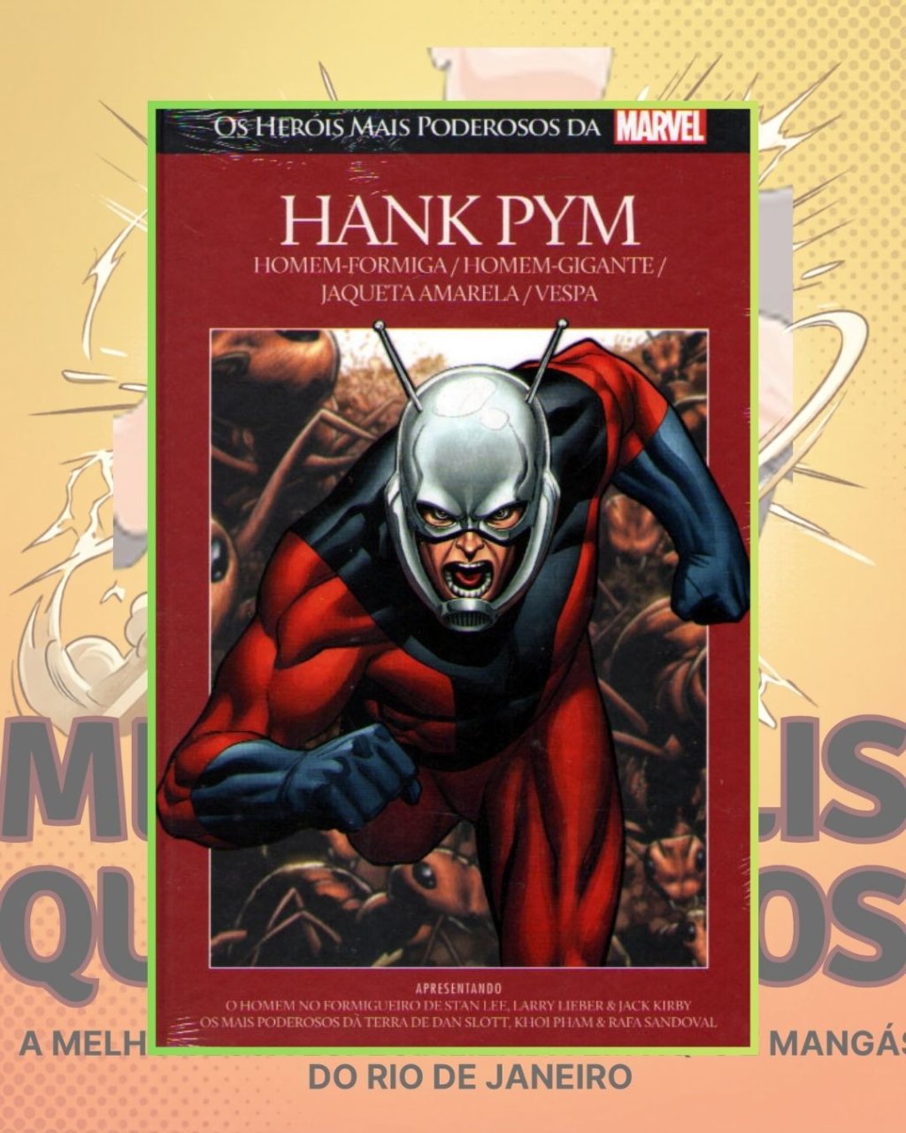 Os Heróis mais Poderosos da Marvel Vol. 45 - Hank Pym ( Capa Dura ) Editora Salvat