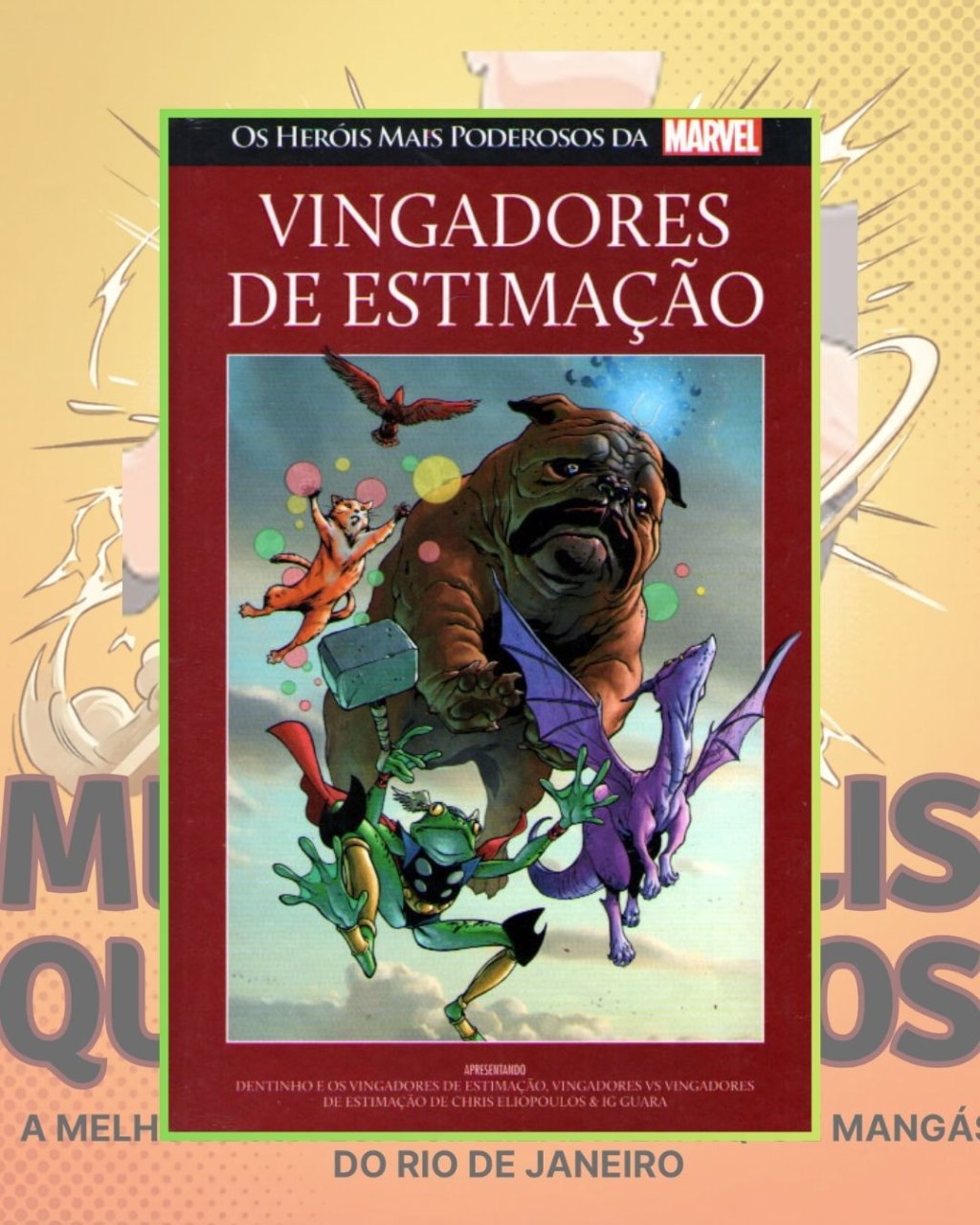 Os Heróis mais Poderosos da Marvel Vol. 81 - Vingadores de Estimação ( Capa Dura ) Editora Salvat