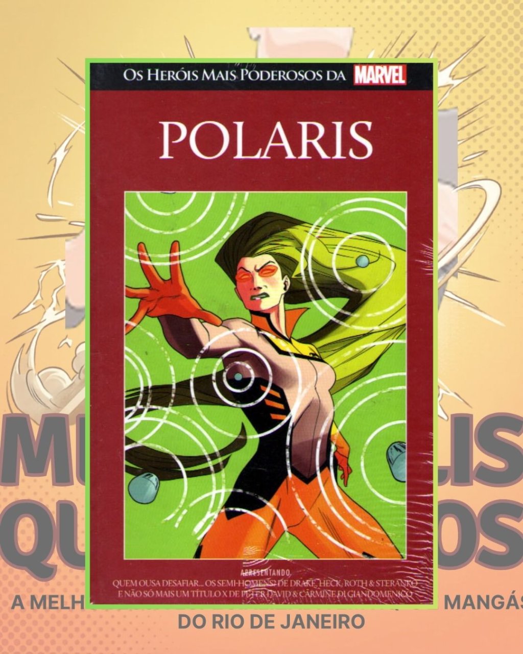 Os Heróis mais Poderosos da Marvel Vol. 43 - Polaris ( Capa Dura ) Editora Salvat
