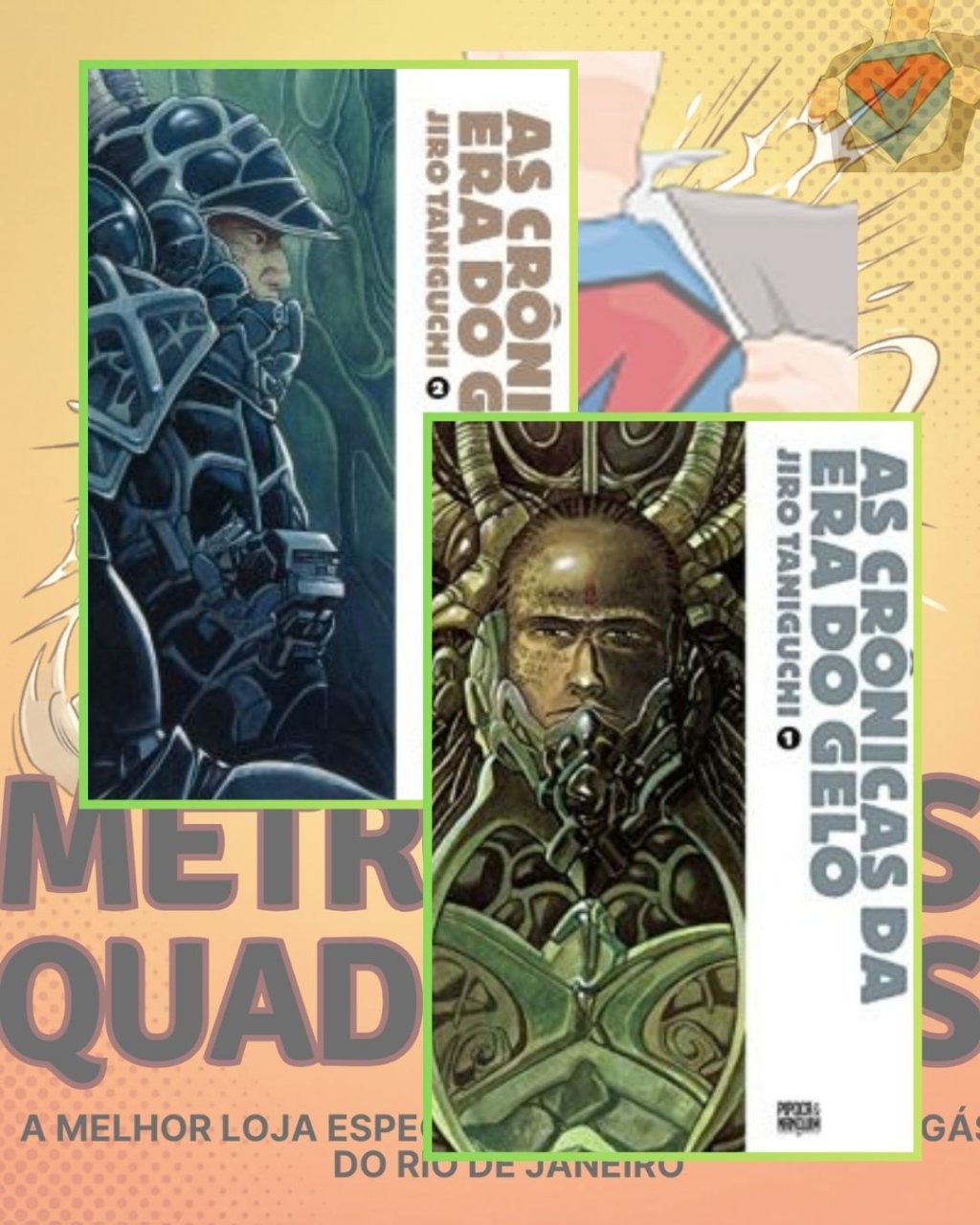 As Crônicas da Era do Gelo Números 01 e 02 ( Jiro Taniguchi ) Completa - Editora Pipoca & Nanquim