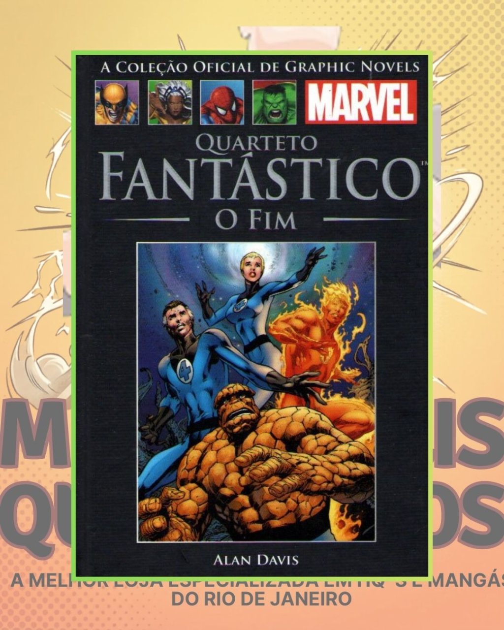 A Coleção Oficial de Graphic Novels Marvel Vol. 48 - Quarteto Fantástico O Fim ( Capa Dura ) Editora Salvat