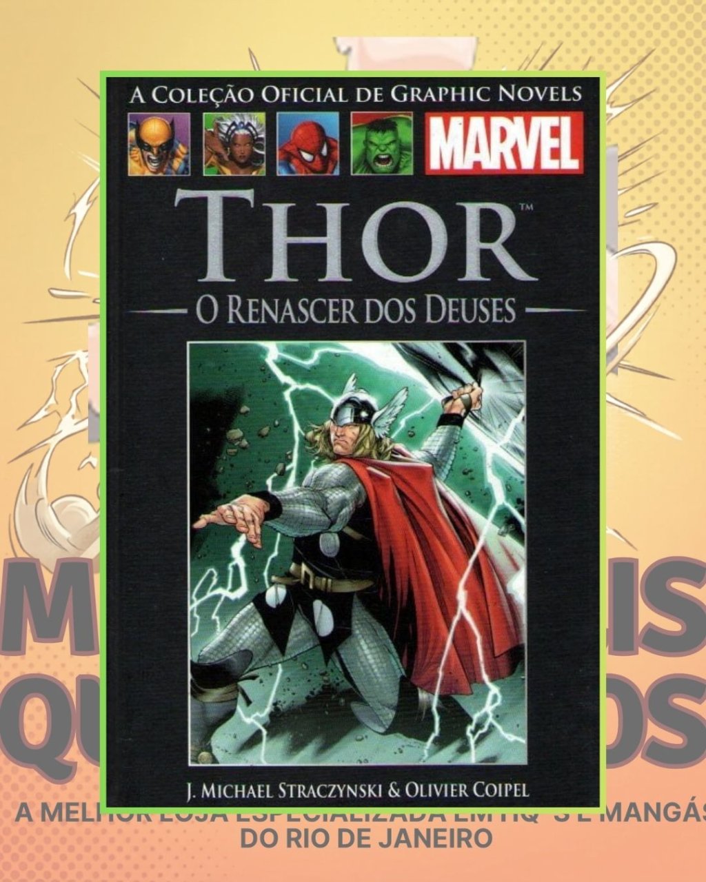 A Coleção Oficial de Graphic Novels Marvel Vol. 52 - Thor O Renascer dos Deuses ( Capa Dura ) Salvat