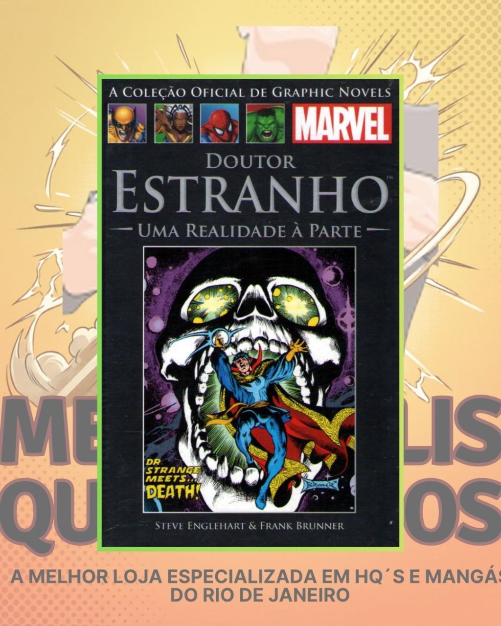 A Coleção Oficial de Graphic Novels Marvel : Clássicos Vol. XXVI - Doutor Estranho Uma Realidade à Parte ( Capa Dura ) Editora Salvat