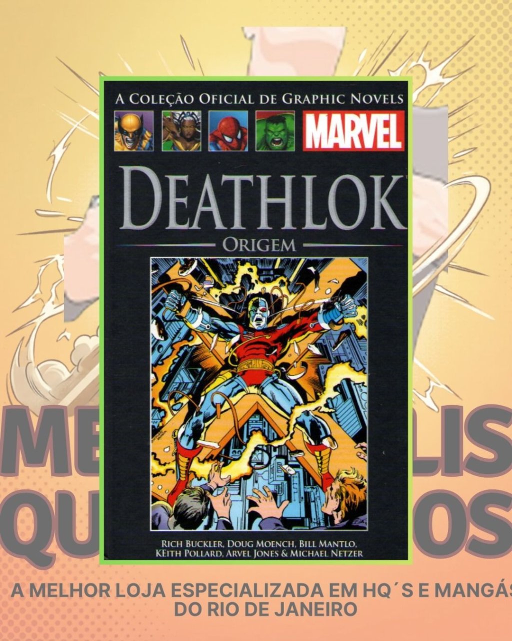 A Coleção Oficial de Graphic Novels Marvel : Clássicos Vol. XXXI - Deathlok Origem ( Capa Dura ) Editora Salvat
