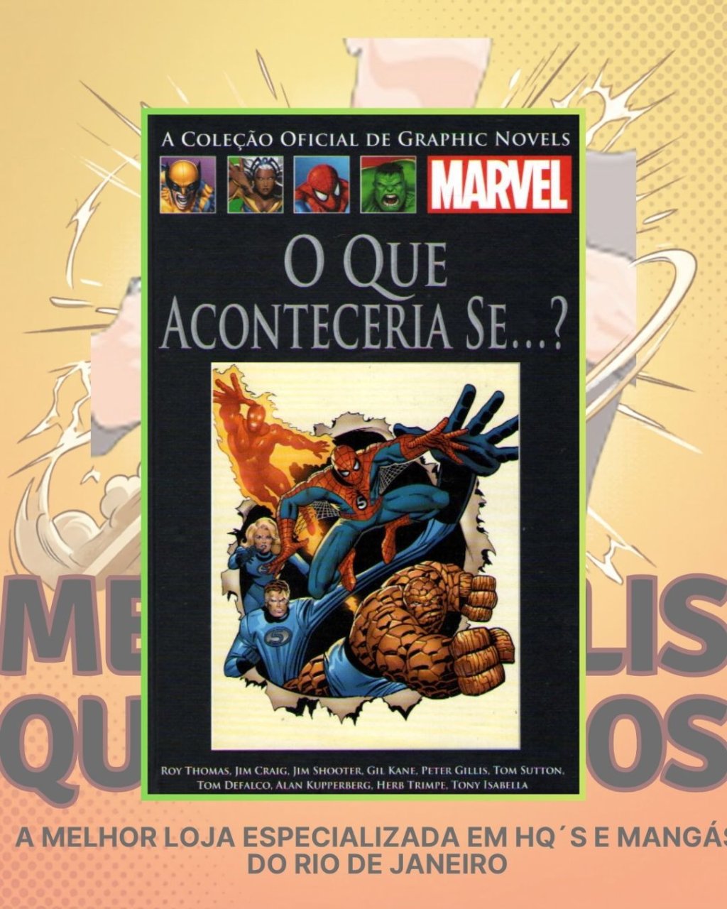 A Coleção Oficial de Graphic Novels Marvel : Clássicos Vol. XXXVII - O Que Aconteceria Se...? ( Capa Dura ) Editora Salvat