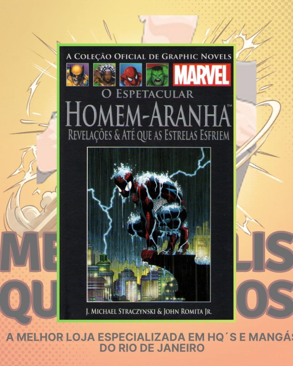 A Coleção Oficial de Graphic Novels Marvel Vol. 22 - O Espetacular Homem Aranha: Revelações & Até que as Estrelas Esfriem ( Capa Dura ) Editora Salvat