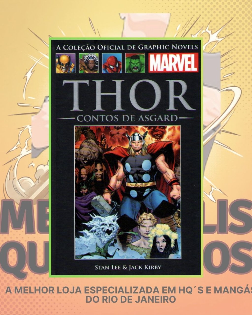 A Coleção Oficial de Graphic Novels Marvel : Clássicos Vol. II - Thor Contos de Asgard ( Capa Dura ) Editora Salvat
