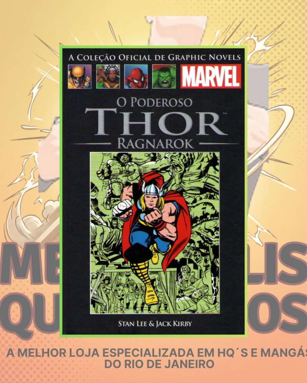 A Coleção Oficial de Graphic Novels Marvel : Clássicos Vol. XIII - O Poderoso Thor Ragnarok ( Capa Dura ) Editora Salvat