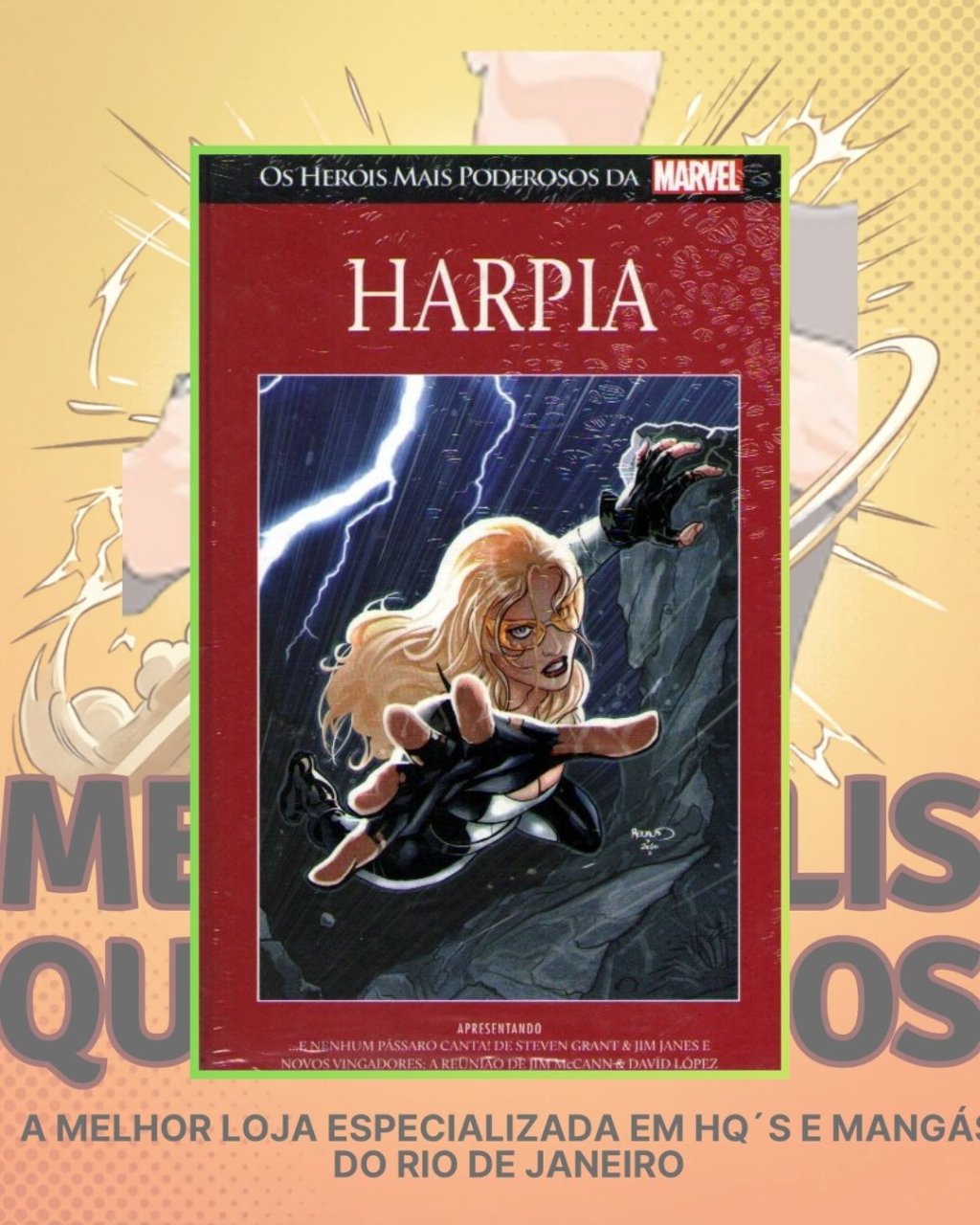 Os Heróis Mais Poderosos da Marvel Vol. 28 - Hárpia ( Capa Dura ) Salvat