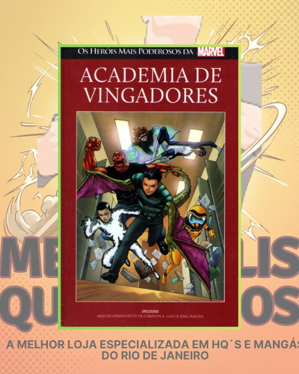 Os Heróis mais Poderosos da Marvel Vol. 75 - Academia de Vingadores ( Capa Dura ) Salvat
