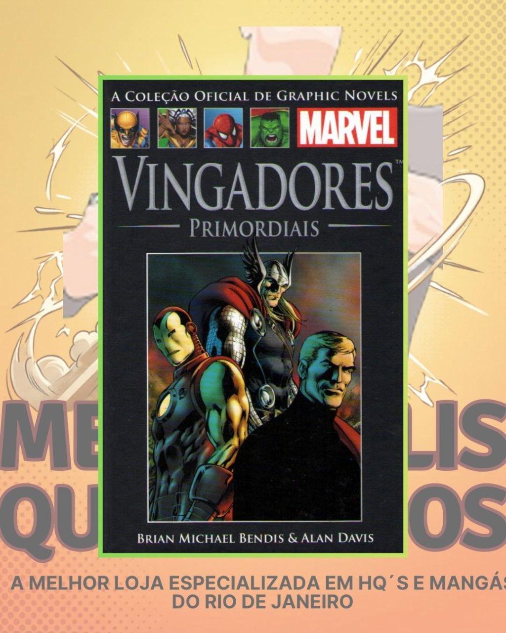 A Coleção Oficial de Graphic Novels Marvel Vol. 61 - Vingadores Primordiais ( Capa Dura ) Editora Salvat