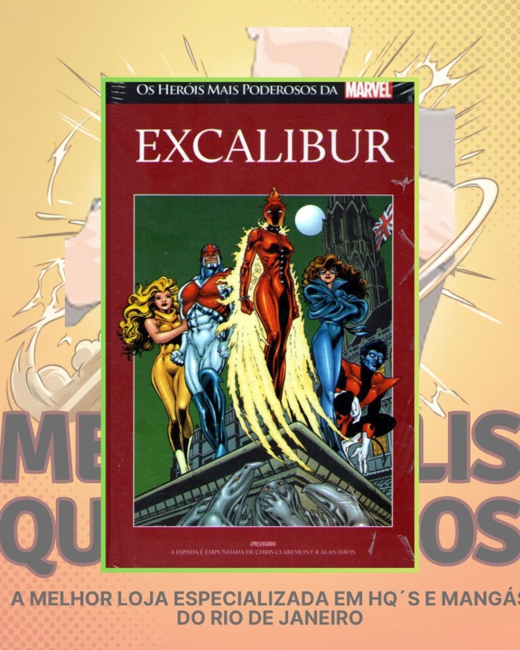 Os Heróis mais Poderosos da Marvel Vol. 85 - Excalibur ( Capa Dura ) Salvat