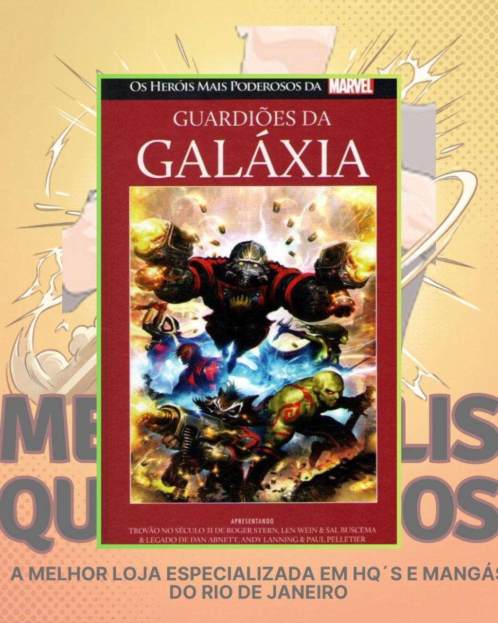 Os Heróis Mais Poderosos da Marvel Vol. 18 - Guardiões da Galáxia ( Capa Dura ) Editora Salvat