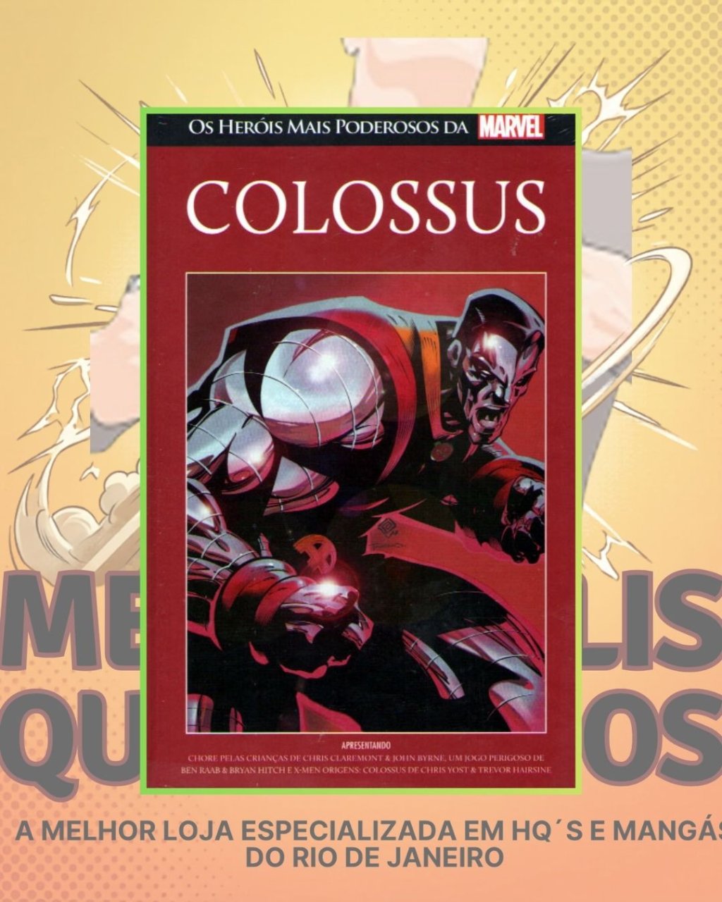 Os Heróis mais Poderosos da Marvel Vol. 56 - Colossus ( Capa Dura ) Editora Salvat