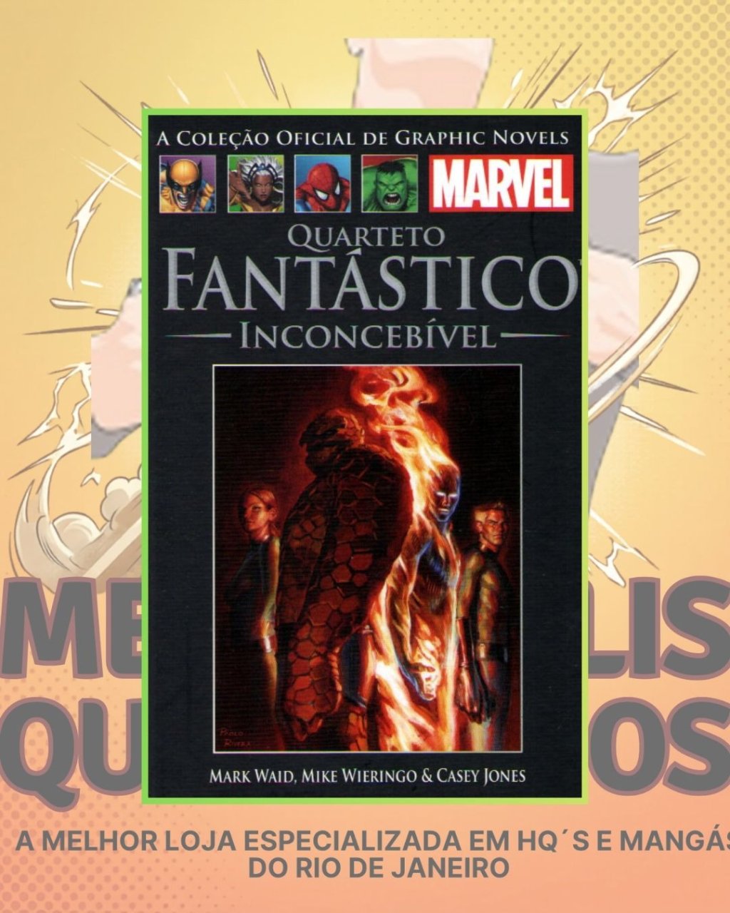 A Coleção Oficial de Graphic Novels Marvel Vol. 30 - Quarteto Fantástico Inconcebível ( Capa Dura ) Editora Salvat